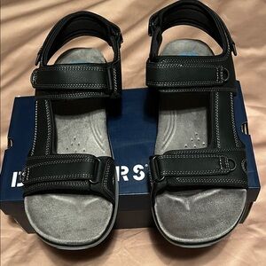Dockers black supreme comfort Sandals with Adjustable Straps